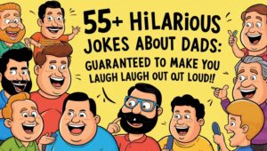 Read more about the article Dad Jokes That are Actually Funny For Kids: 55+ Hilarious Jokes About Dads: Guaranteed to Make You Laugh Out Loud!