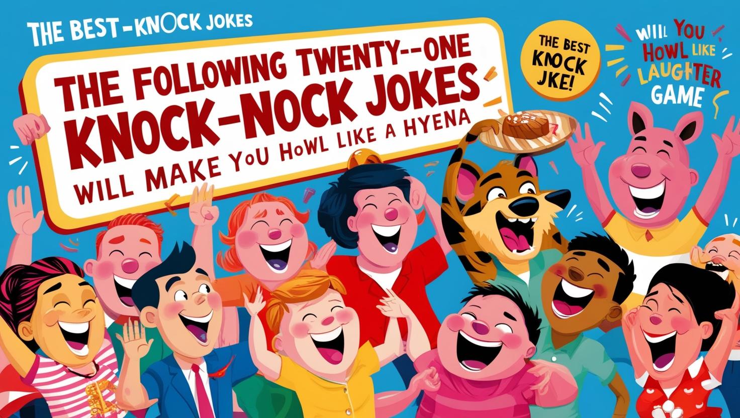 Read more about the article What are the best knock knock jokes for kids: The Following Twenty-One Jokes Will Make You Howl Like a Hyena