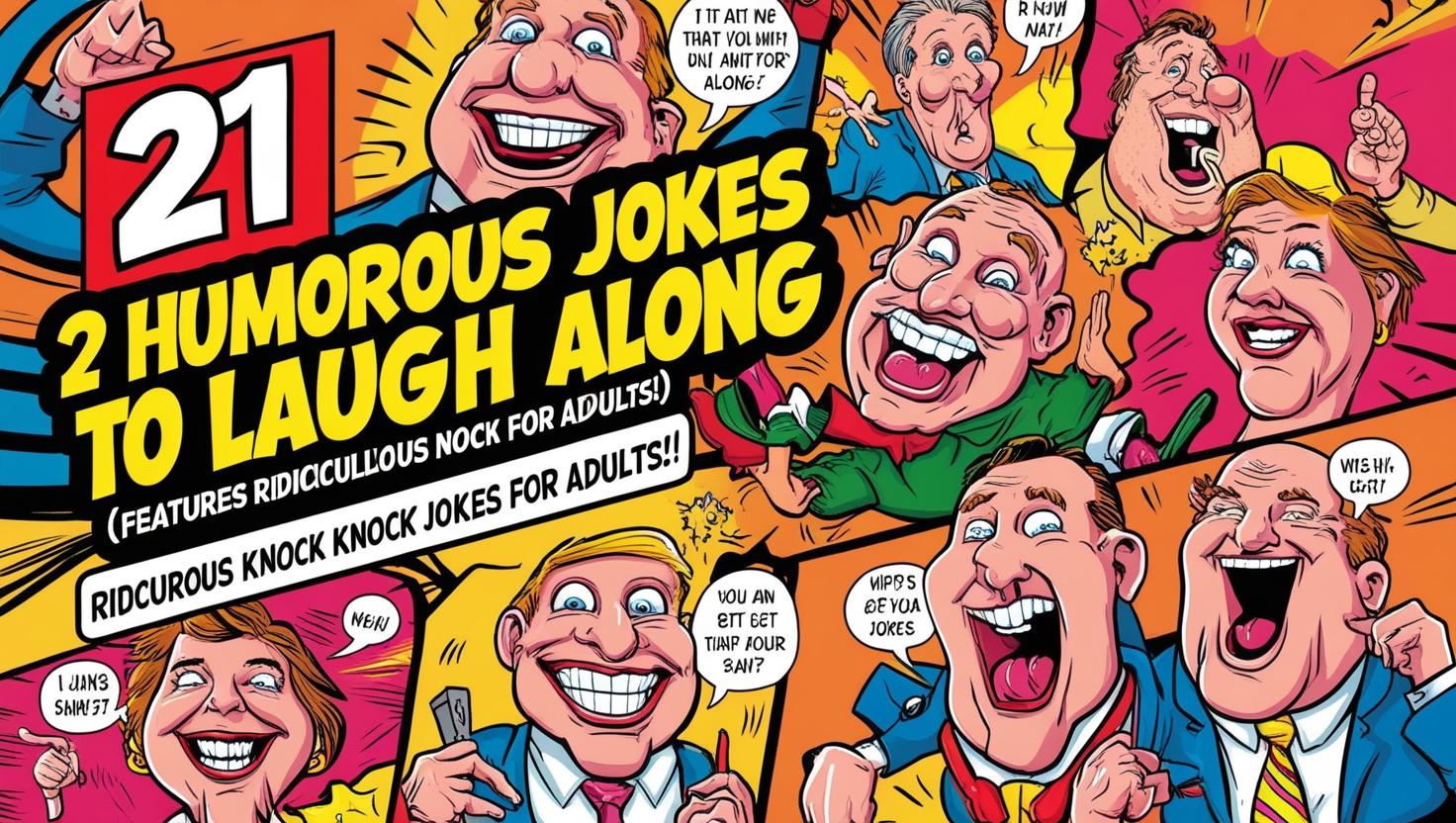Read more about the article Hilarious Knock Knock Jokes for Adults One Liners: 21 Humorous Jokes to Laugh Along (Features Ridiculous Knock Knock Jokes for Adults!)