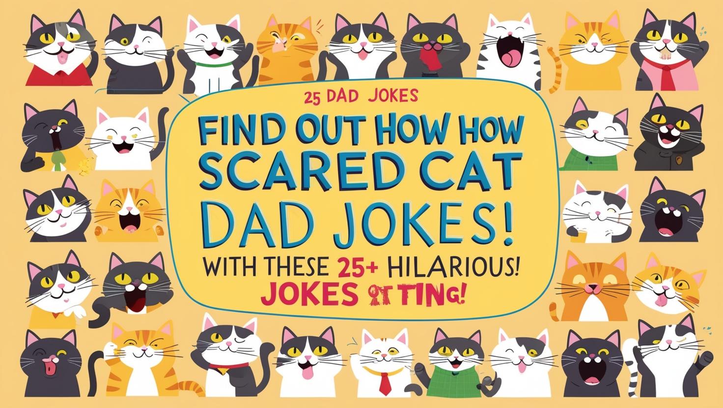 You are currently viewing Inappropriate Dad Jokes One Liners: Find Out How Scared Your Cat Is With These 25+ Hilarious Jokes!
