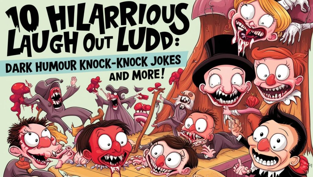 Dark Humor Knock Knock Jokes For Adults One Liners: 10 Hilarious Jokes to Laugh Out Loud: Dark Humor Knock-Knock Jokes and More!
