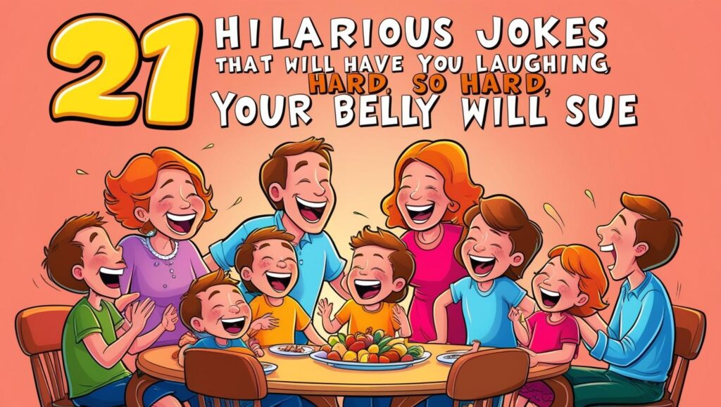 Family Friendly Knock Knock Jokes: 21 Hilarious Jokes That Will Have You Laughing So Hard, Your Belly Will Sue