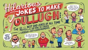 Read more about the article Greatest Dad Jokes of All Time: Hilarious Knock Knock Jokes Adults Will Enjoy: Funny Jokes to Laugh Out Loud