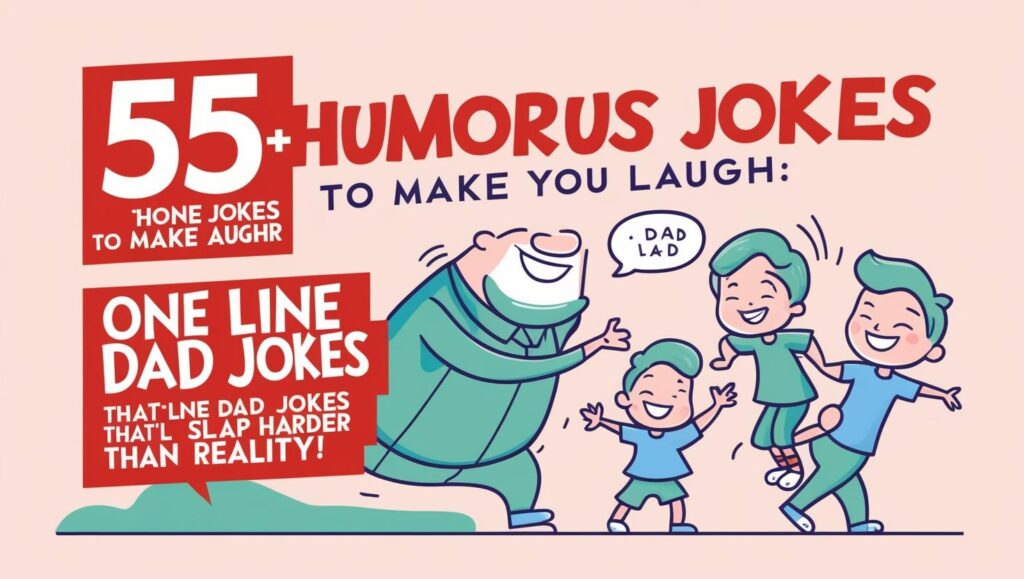 One Liner Dad Jokes For Adults: 55+ Humorous Jokes to Make You Laugh: One Line Dad Jokes That'll Slap Harder Than Reality!