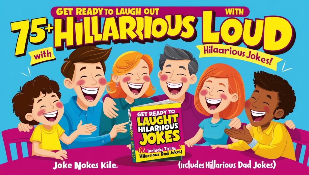 Super Funny Dad Jokes 2022: Get Ready to Laugh Out Loud with 75+ Hilarious Jokes (Includes Hilarious Dad Jokes)!