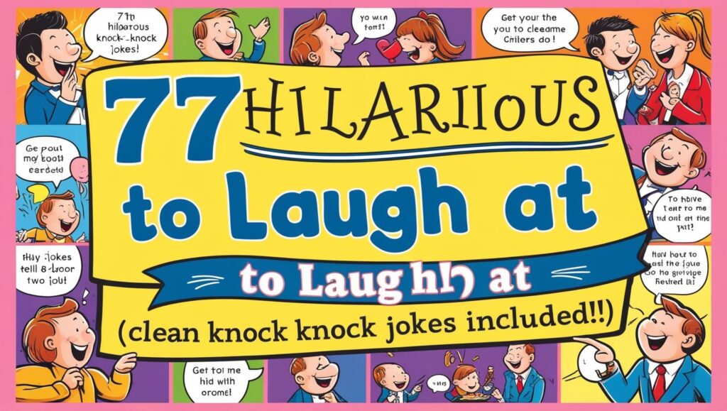 Dad Knock Knock Jokes Clean: 77 Hilarious Jokes to Laugh At (Clean Knock Knock Jokes Included!)