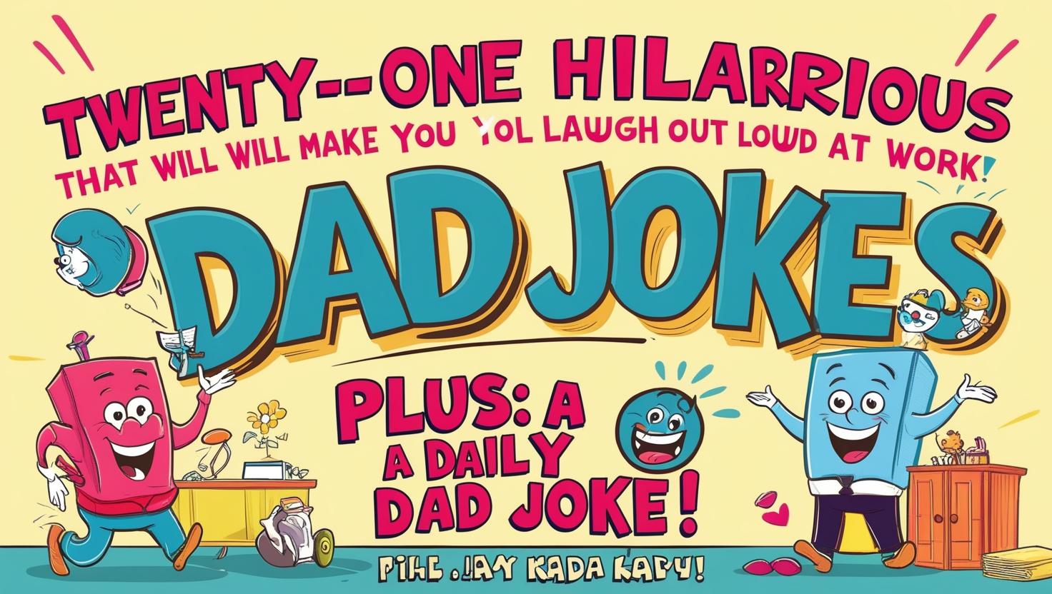 You are currently viewing Dad Joke of the Day Spring: Twenty-one Hilarious Jokes That Will Make You Laugh Out Loud at Work (Plus: A Daily Dad Joke!)