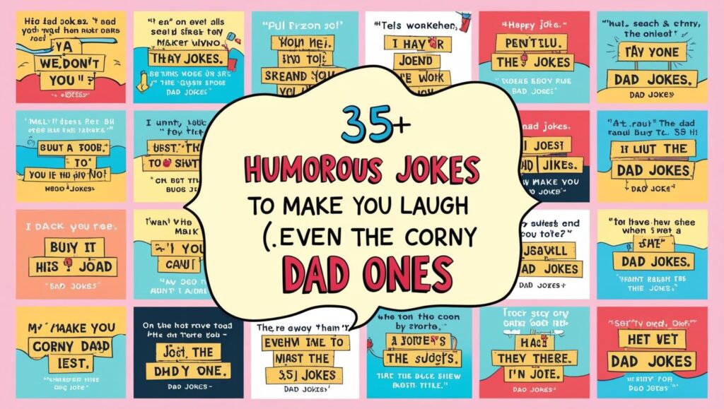 Dad Jokes Funny For Kids: 35+ Humorous Jokes to Make You Laugh (Even the Corny Dad Ones)")