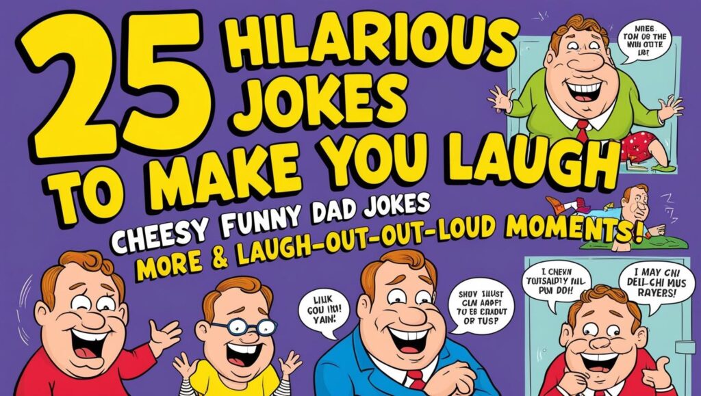 Funny Adult Dad Jokes 2023: 25 Hilarious Jokes to Make You Laugh: Cheesy Funny Dad Jokes & More Laugh-Out-Loud Moments!