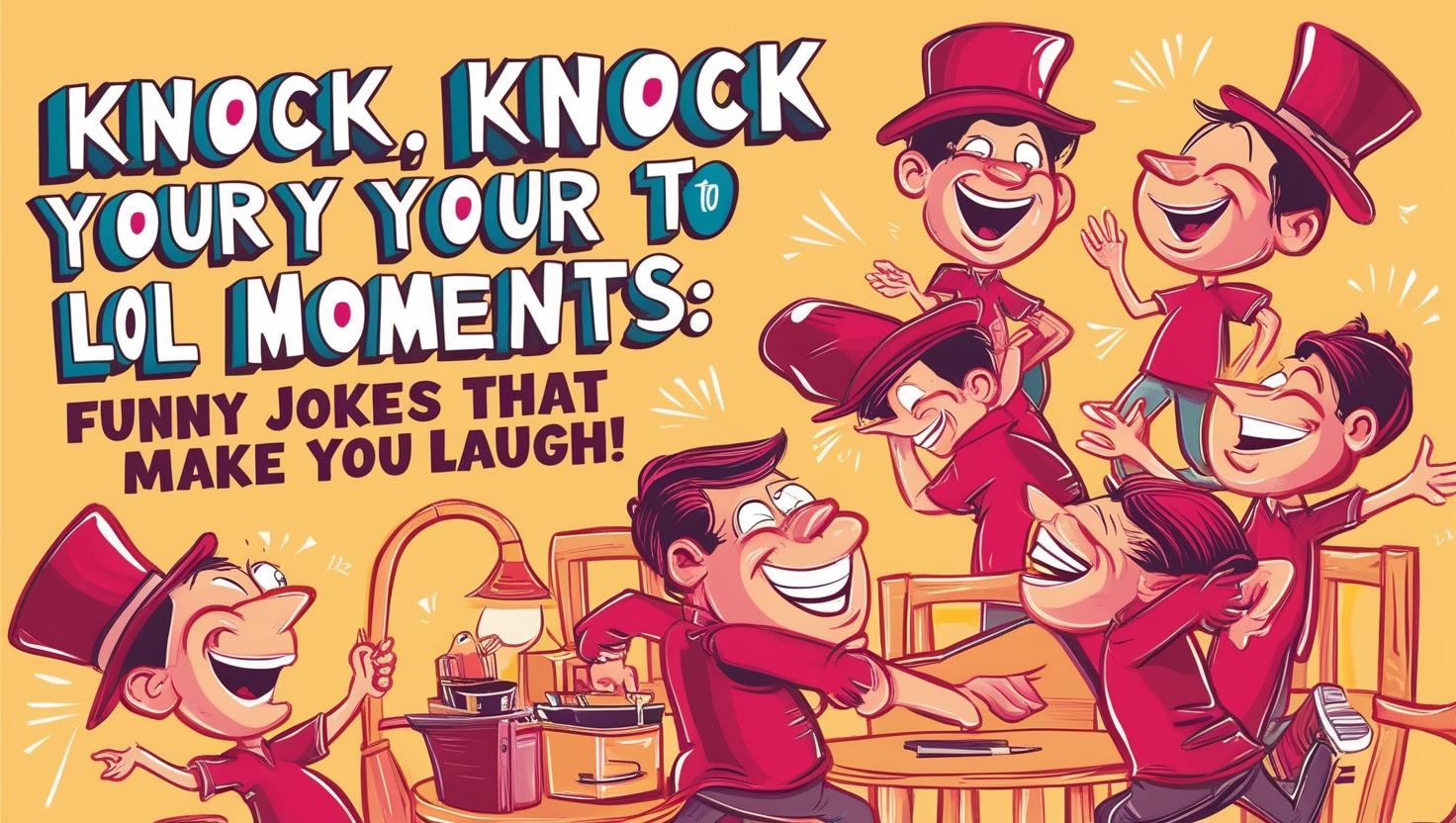 You are currently viewing Actually Funny Jokes Knock Knock: Knock, Knock Your Way to LOL Moments- Funny Jokes That Will Make You Laugh!