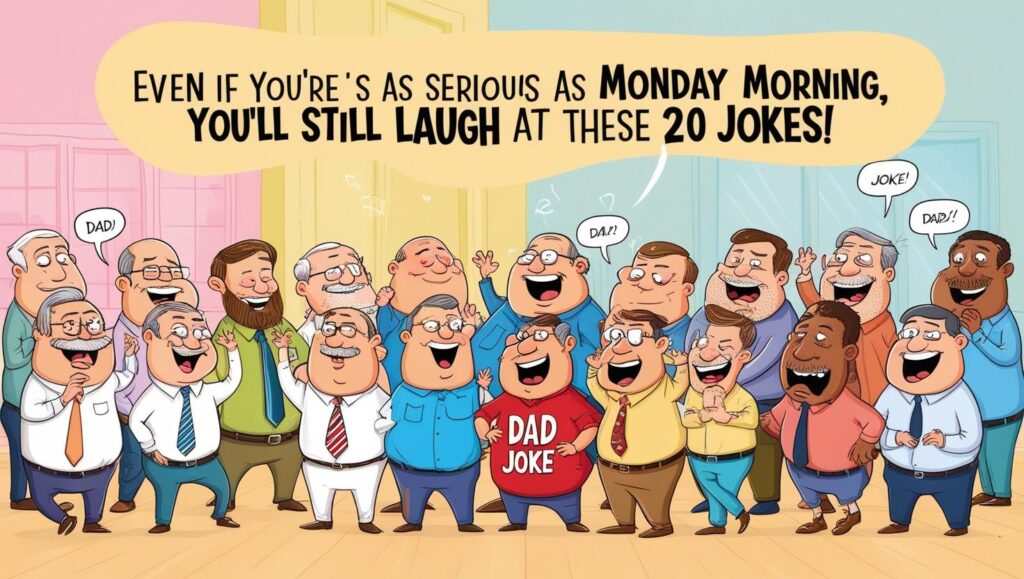 Great Dad Jokes 2024: Even If You're As Serious As Monday Morning, You'll Still Laugh at These 20 Jokes!