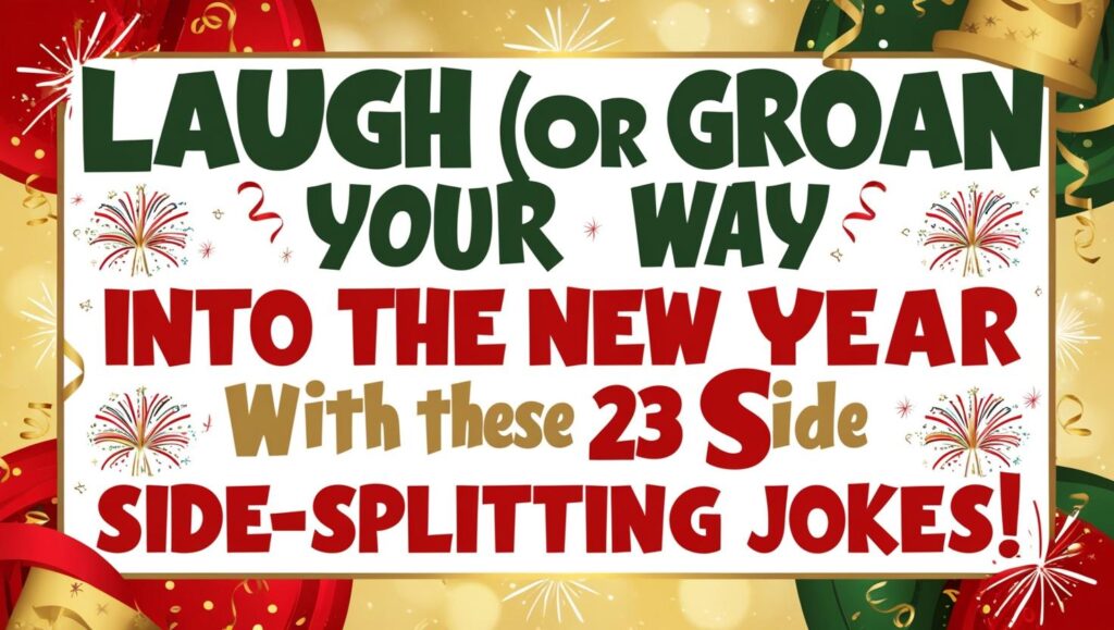 New Years Dad Jokes for Adults: Laugh (or Groan) Your Way into the New Year with These 23 Side-Splitting Jokes!