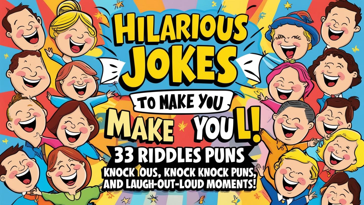 You are currently viewing Funny Riddles Knock Knock Jokes: Hilarious Jokes to Make You LOL: 33 Riddles, Knock Knock Puns, and Laugh-Out-Loud Moments!