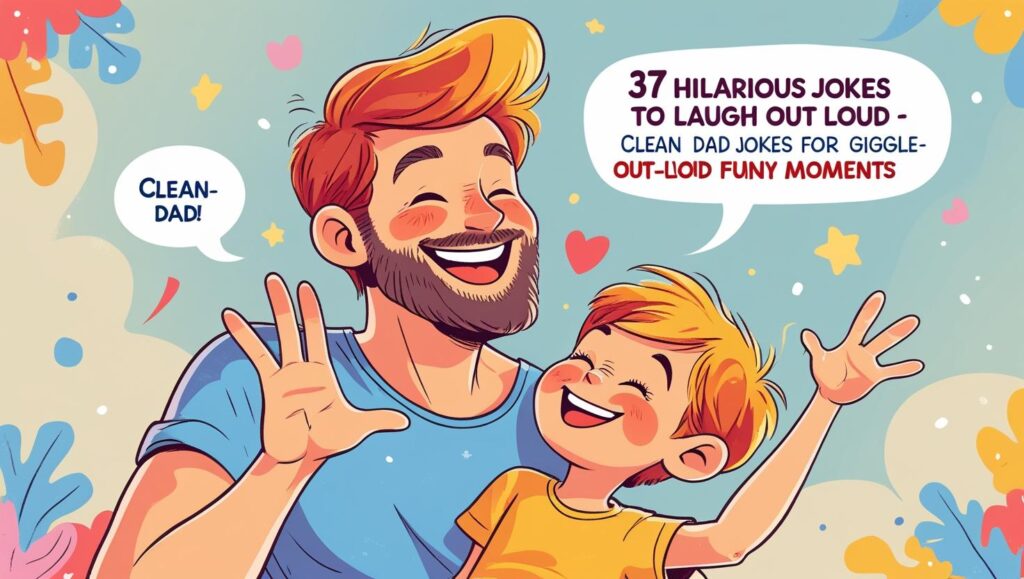 Clean Dad Jokes: 37 Hilarious Jokes to Laugh Out Loud – Clean Dad Jokes for Giggle-Out-Loud Funny Moments