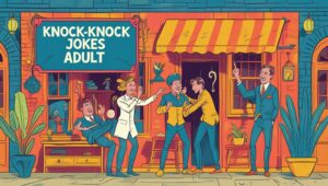 Read more about the article Knock Knock Jokes Adult: You’ll laugh at these 50+ hilarious jokes, even if you’re dead inside.